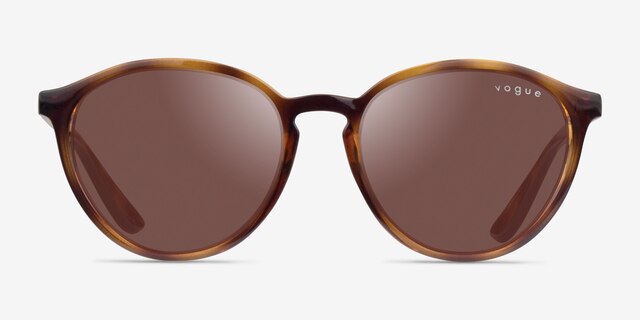 Vogue Eyewear VO5374S Dark Tortoise PlasticSunglass Frames from EyeBuyDirect, Front View