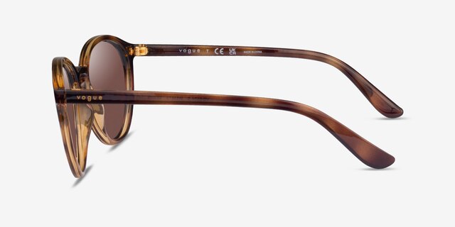 Vogue Eyewear VO5374S Dark Tortoise PlasticSunglass Frames from EyeBuyDirect, Side View