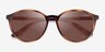 Vogue Eyewear VO5374S Dark Tortoise PlasticSunglass Frames from EyeBuyDirect, Closed View