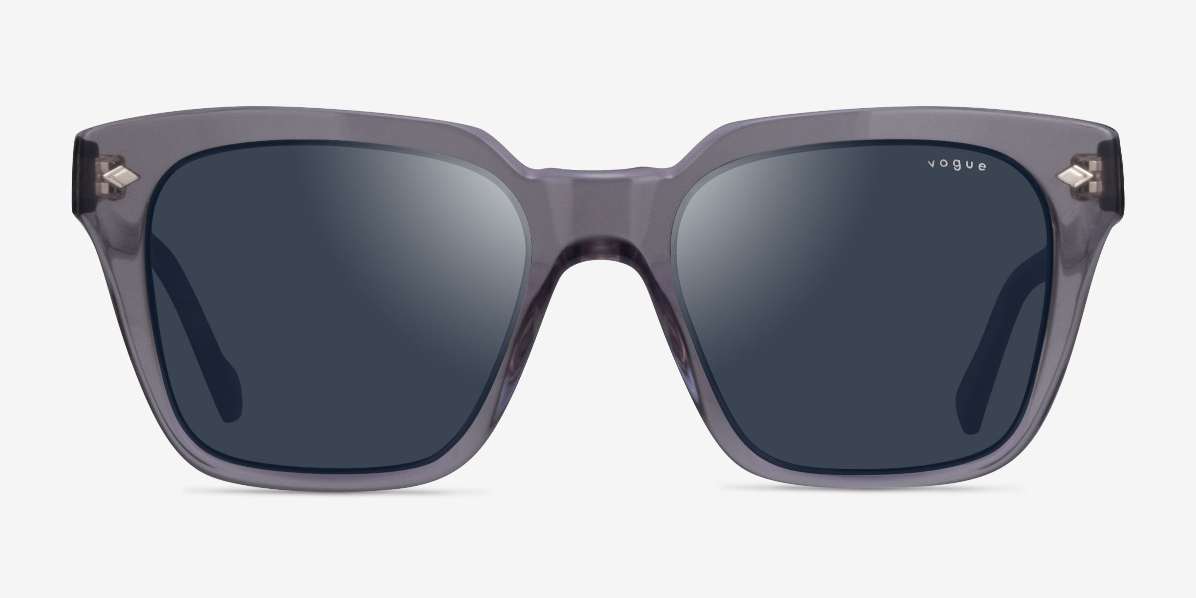 Vogue Eyewear VO5380S Square Transparent Gray Frame Prescription