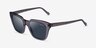 Vogue Eyewear VO5380S Transparent Gray AcetateSunglass Frames from EyeBuyDirect, Angle View
