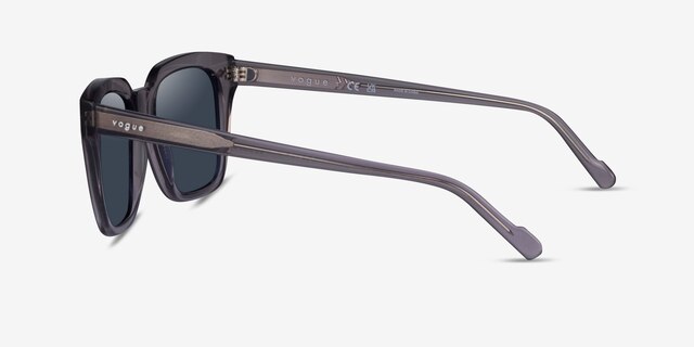 Vogue Eyewear VO5380S Transparent Gray AcetateSunglass Frames from EyeBuyDirect, Side View
