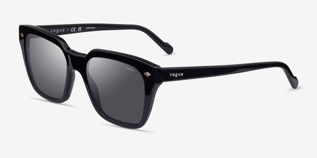 Vogue Eyewear VO5380S Black AcetateSunglass Frames from EyeBuyDirect, Angle View