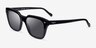 Vogue Eyewear VO5380S Black AcetateSunglass Frames from EyeBuyDirect, Angle View