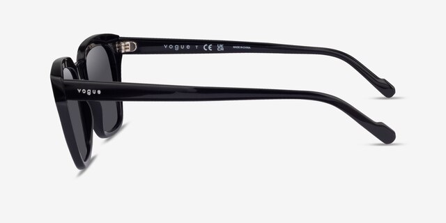 Vogue Eyewear VO5380S Black AcetateSunglass Frames from EyeBuyDirect, Side View