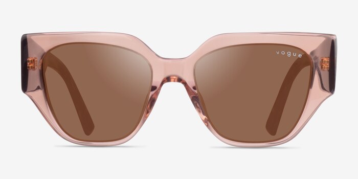 Vogue Eyewear VO5409S Transparent Pink Acetate Sunglass Frames from EyeBuyDirect