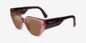 Vogue Eyewear VO5409S Transparent Pink AcetateSunglass Frames from EyeBuyDirect, Angle View