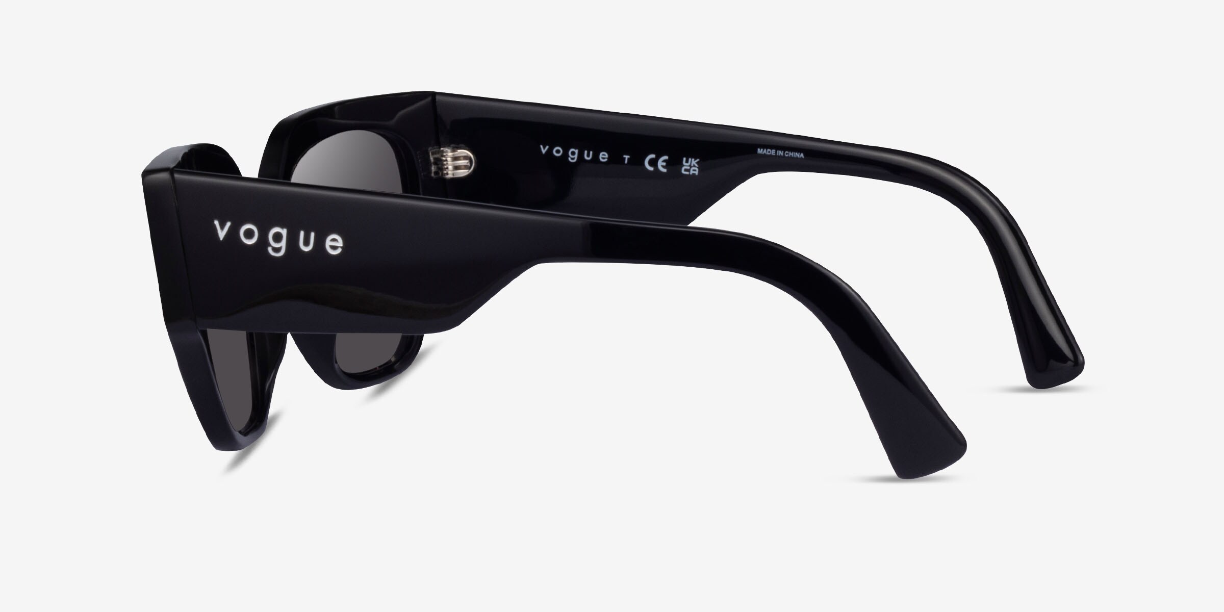 Vogue Eyewear VO5409S - Geometric Black Frame Sunglasses For  display picture 1