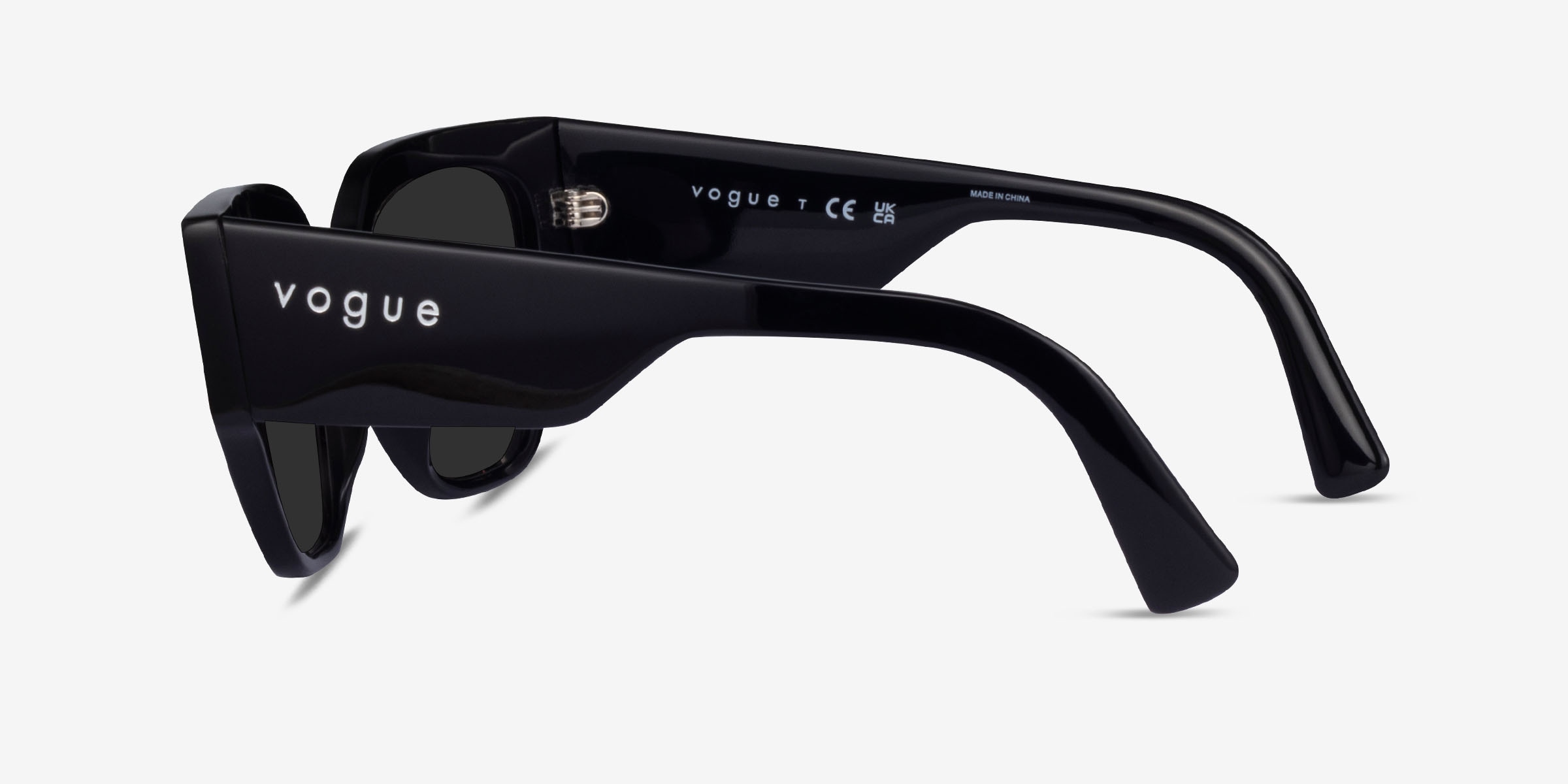 Vogue Eyewear VO5409S - Geometric Black Frame Sunglasses For  display picture 3