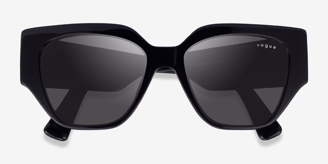 Vogue Eyewear VO5409S Black AcetateSunglass Frames from EyeBuyDirect, Closed View