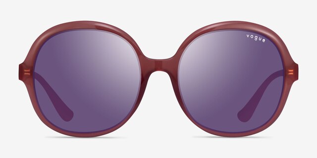 Vogue Eyewear VO5410S Transparent Burgundy PlasticSunglass Frames from EyeBuyDirect, Front View