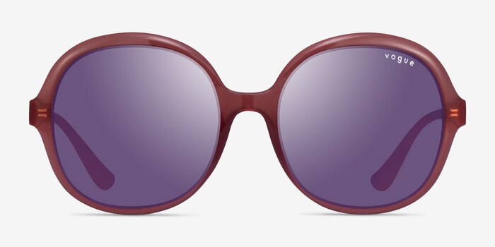 Vogue Eyewear VO5410S Transparent Burgundy Plastic Sunglass Frames from EyeBuyDirect