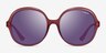 Vogue Eyewear VO5410S Transparent Burgundy PlasticSunglass Frames from EyeBuyDirect, Front View