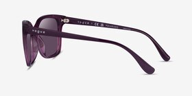 Vogue Eyewear VO5426S Transparent Purple Plastique Soleil de Lunette de vue d'EyeBuyDirect, Vue de Côté