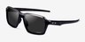 Oakley Parlay Polished Black PlasticSunglass Frames from EyeBuyDirect, Angle View