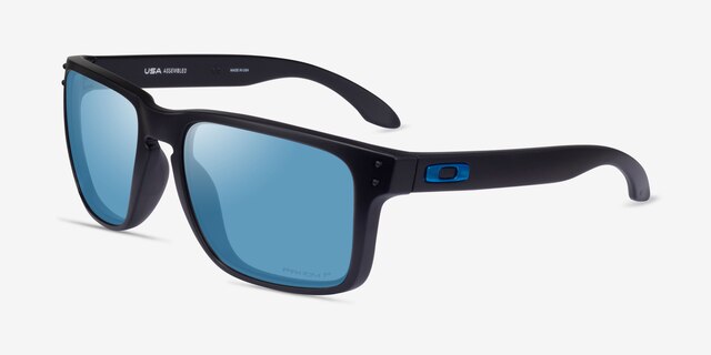 Oakley Holbrook Xl Black PlasticSunglass Frames from EyeBuyDirect, Angle View