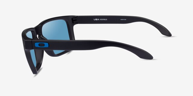 Oakley Holbrook Xl Black PlasticSunglass Frames from EyeBuyDirect, Side View