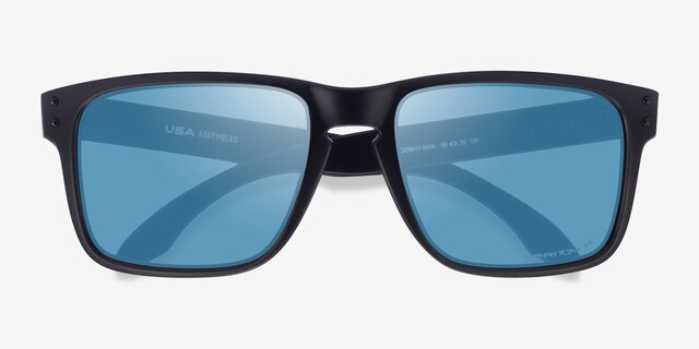 Oakley Holbrook Xl Black PlasticSunglass Frames from EyeBuyDirect, Closed View