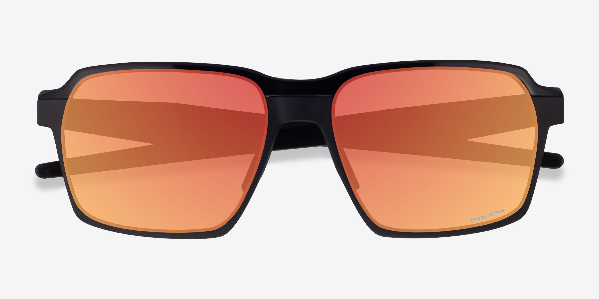 Oakley Parlay - Rectangle Matte Black Frame Sunglasses For Men ...