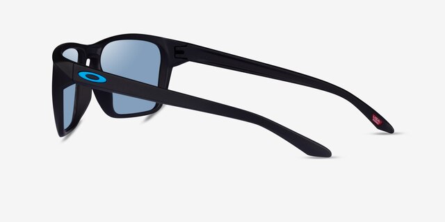 Oakley Sylas Matte Black PlasticSunglass Frames from EyeBuyDirect, Side View