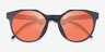 Oakley OO9464 Hstn Matte Carbon PlasticSunglass Frames from EyeBuyDirect, Closed View