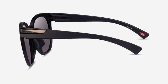 Oakley OO9433 Matte Black PlasticSunglass Frames from EyeBuyDirect, Side View