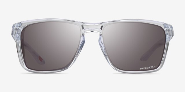 Oakley Sylas Polished Clear PlastiqueSoleil de Lunette de vue d'EyeBuyDirect, Vue de Face