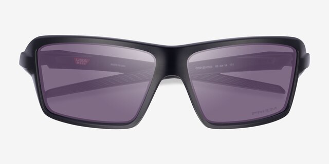 Oakley Cables Matte Black PlasticSunglass Frames from EyeBuyDirect, Closed View