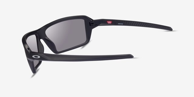 Oakley Cables Black PlasticSunglass Frames from EyeBuyDirect, Side View