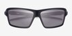Oakley Cables Black PlasticSunglass Frames from EyeBuyDirect, Closed View