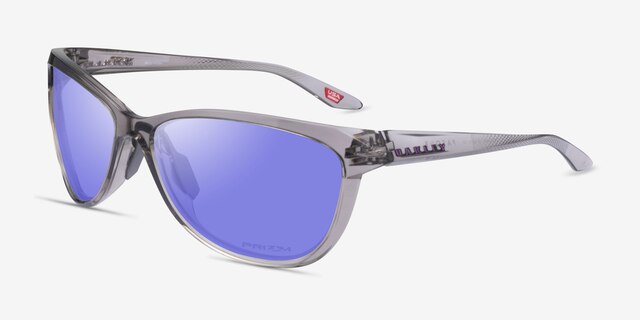 Oakley Pasque Gray Ink PlasticSunglass Frames from EyeBuyDirect, Angle View