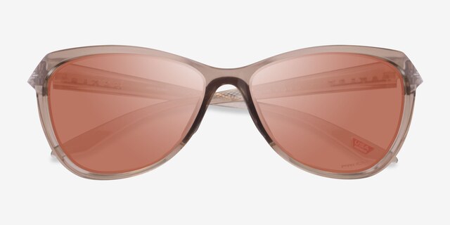 Oakley Pasque Sepia PlasticSunglass Frames from EyeBuyDirect, Closed View