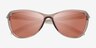 Oakley Pasque Sepia PlasticSunglass Frames from EyeBuyDirect, Closed View