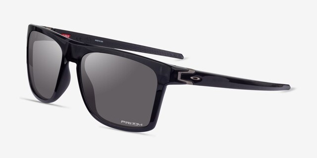Oakley Leffingwell Black Ink PlasticSunglass Frames from EyeBuyDirect, Angle View