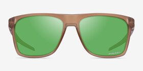 Oakley Leffingwell Matte Sepia Plastique Soleil de Lunette de vue d'EyeBuyDirect, Vue de Face