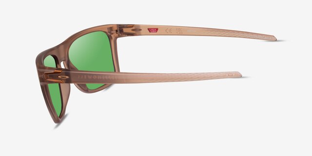 Oakley Leffingwell Matte Sepia PlasticSunglass Frames from EyeBuyDirect, Side View