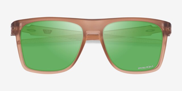 Oakley Leffingwell Matte Sepia PlasticSunglass Frames from EyeBuyDirect, Closed View