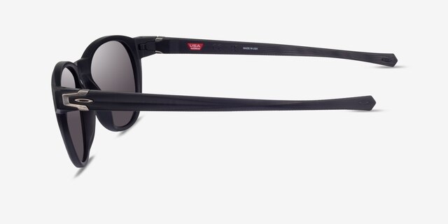 Oakley Reedmace Matte Black Ink PlasticSunglass Frames from EyeBuyDirect, Side View