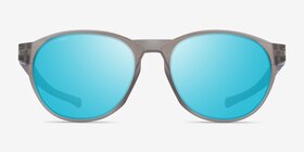 Oakley Reedmace Matte Gray Ink Plastique Soleil de Lunette de vue d'EyeBuyDirect, Vue de Face
