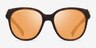 Oakley OO9433 Matte Brown Tortoise PlasticSunglass Frames from EyeBuyDirect, Front View