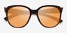 Oakley OO9433 Matte Brown Tortoise PlasticSunglass Frames from EyeBuyDirect, Closed View