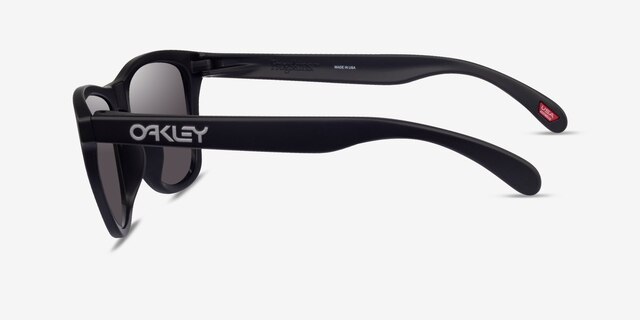 Oakley OO9245 Frogskins Tm Matte Black PlasticSunglass Frames from EyeBuyDirect, Side View