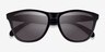 Oakley OO9245 Frogskins Tm Matte Black PlasticSunglass Frames from EyeBuyDirect, Closed View