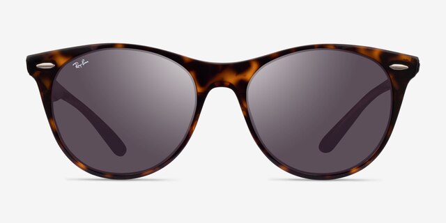 Ray-Ban RB2185 Tortoise On Transparent Brown AcetateSunglass Frames from EyeBuyDirect, Front View