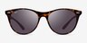 Ray-Ban RB2185 Tortoise On Transparent Brown AcetateSunglass Frames from EyeBuyDirect, Front View