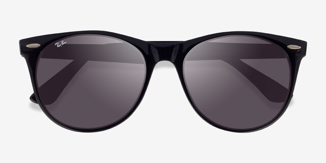 Ray-Ban RB2185 Black AcetateSunglass Frames from EyeBuyDirect, Closed View