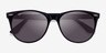Ray-Ban RB2185 Black AcetateSunglass Frames from EyeBuyDirect, Closed View