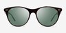 Ray-Ban RB2185 Tortoise AcetateSunglass Frames from EyeBuyDirect, Front View