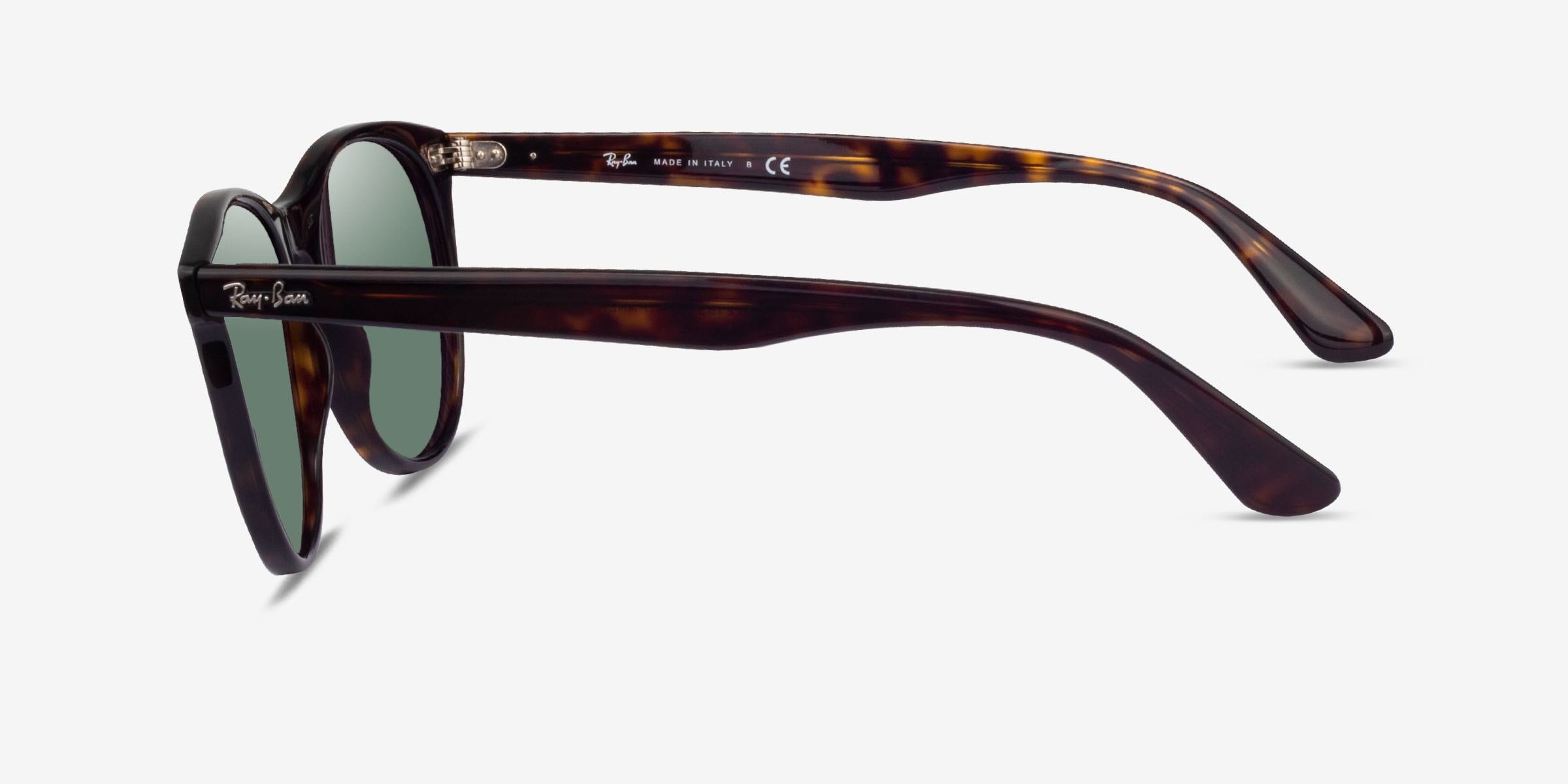 Ray-Ban RB2185 - Round Black Frame Prescription Sunglasses 