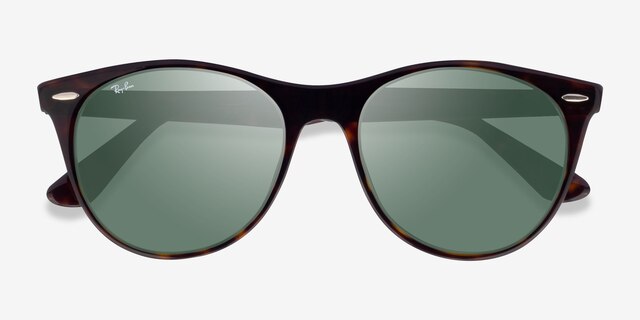 Ray-Ban RB2185 Tortoise AcetateSunglass Frames from EyeBuyDirect, Closed View